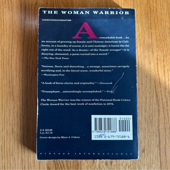 The Woman Warrior by Maxine Hong Kingston Paperback Book - Picture 2 of 8